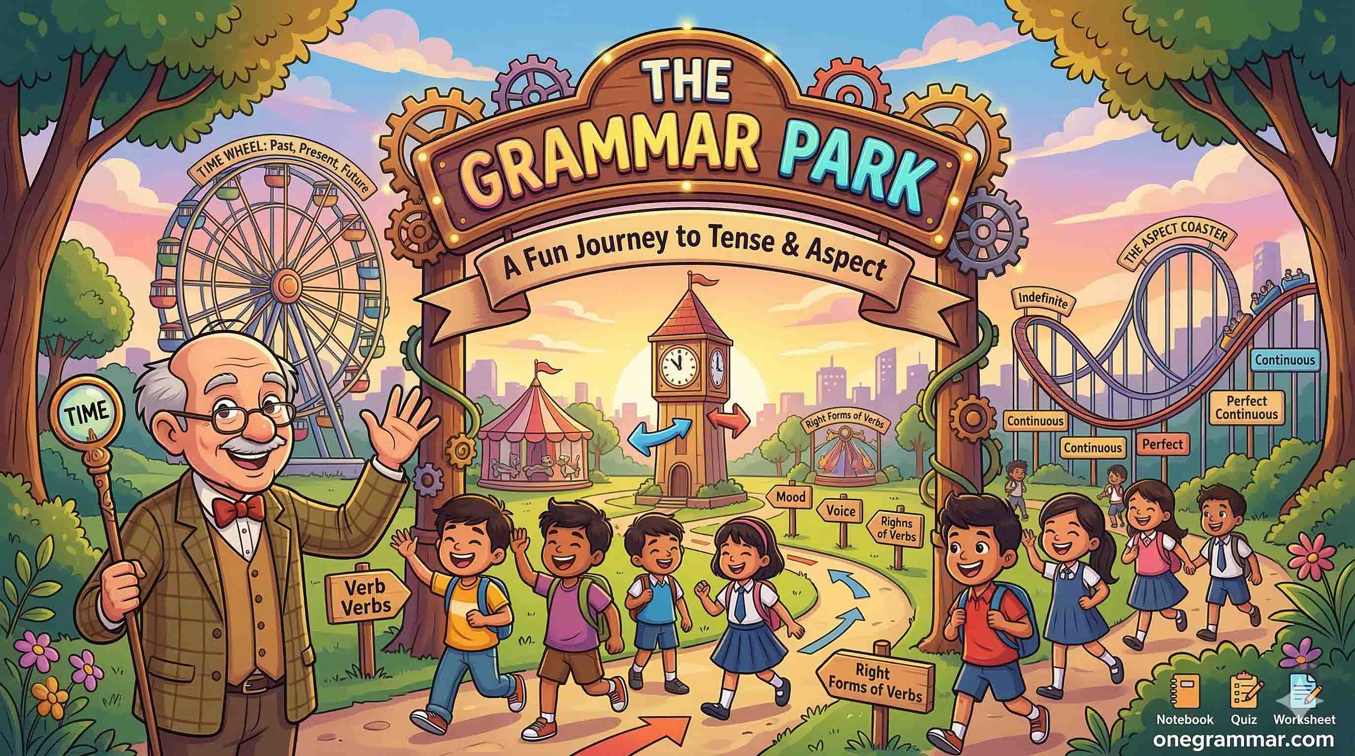 Grammar Uncle's Tense Park